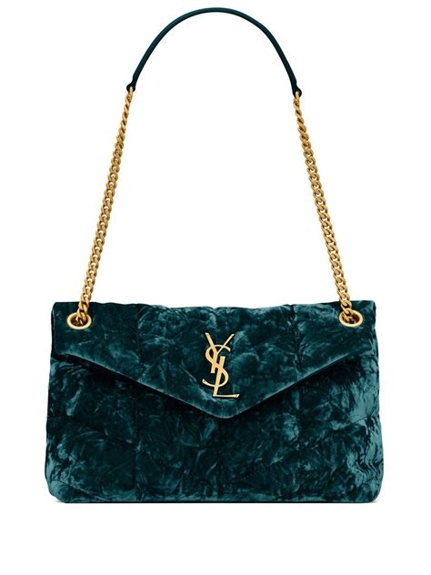 ysl pink velvet bag|ysl bag farfetch.